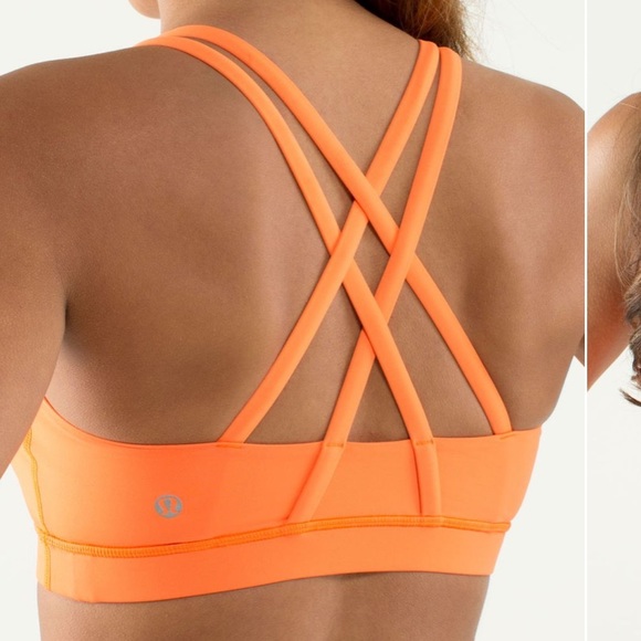 lululemon athletica Other - LULULEMON energy Bra 4 orange 🍊 Pizazz top